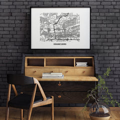 JohannesburgCityMap Poster