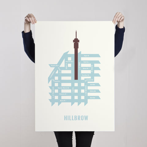 TowerMap Poster | Hillbrow