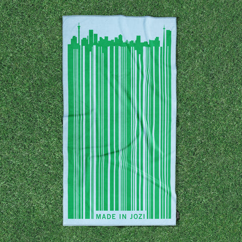 Long BarcodeTowel | green