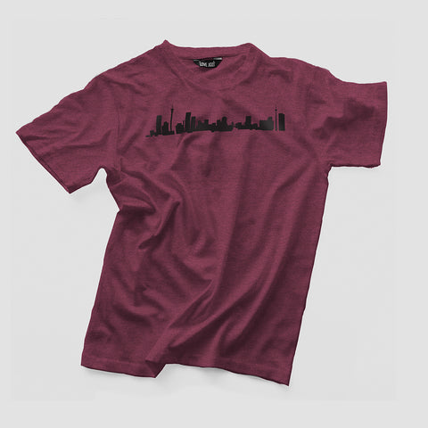 Skyline T-Shirt  | burgundy | end of range